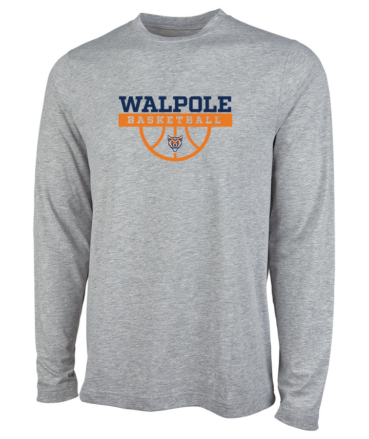 Walpole Youth Basketball - Mens Comfort-Core Long Sleeve Crew (3330)