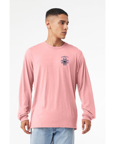 Walpole FD Breast Cancer Awareness Unisex Jersey Long-Sleeve T-Shirt (3501)