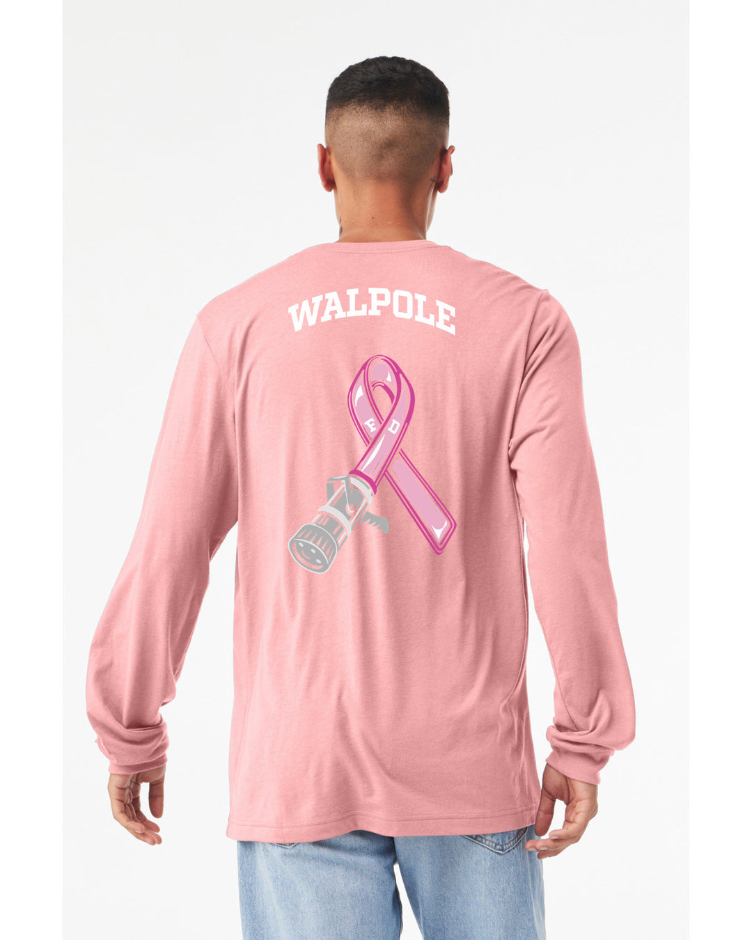 Walpole FD Breast Cancer Awareness Unisex Jersey Long-Sleeve T-Shirt (3501)