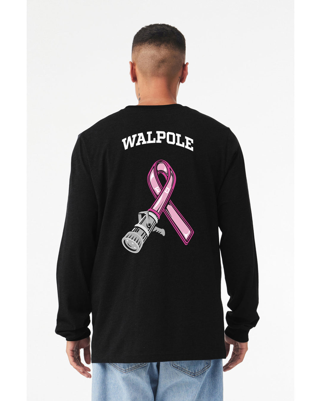Walpole FD Breast Cancer Awareness Unisex Jersey Long-Sleeve T-Shirt (3501)