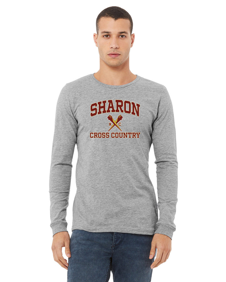 Sharon Cross Country Unisex Vintage Unisex Jersey Long Sleeve (3501CVC)