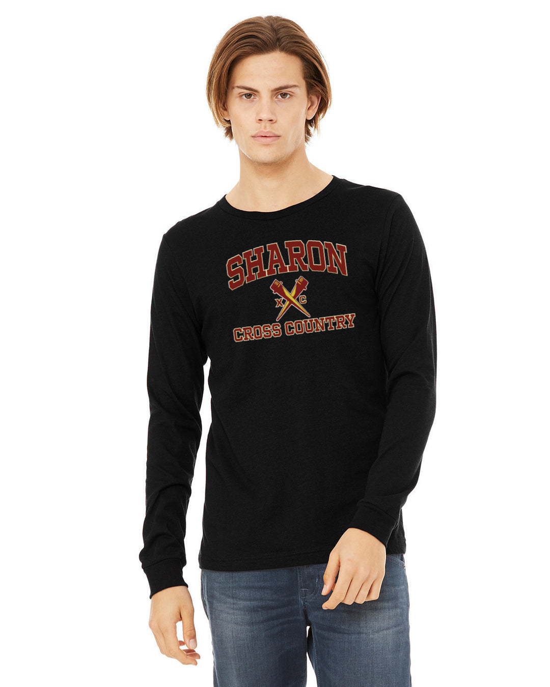 Sharon Cross Country Unisex Vintage Unisex Jersey Long Sleeve (3501CVC)