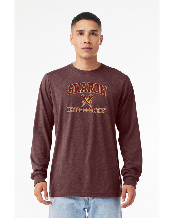 Sharon Cross Country Unisex Vintage Unisex Jersey Long Sleeve (3501CVC)