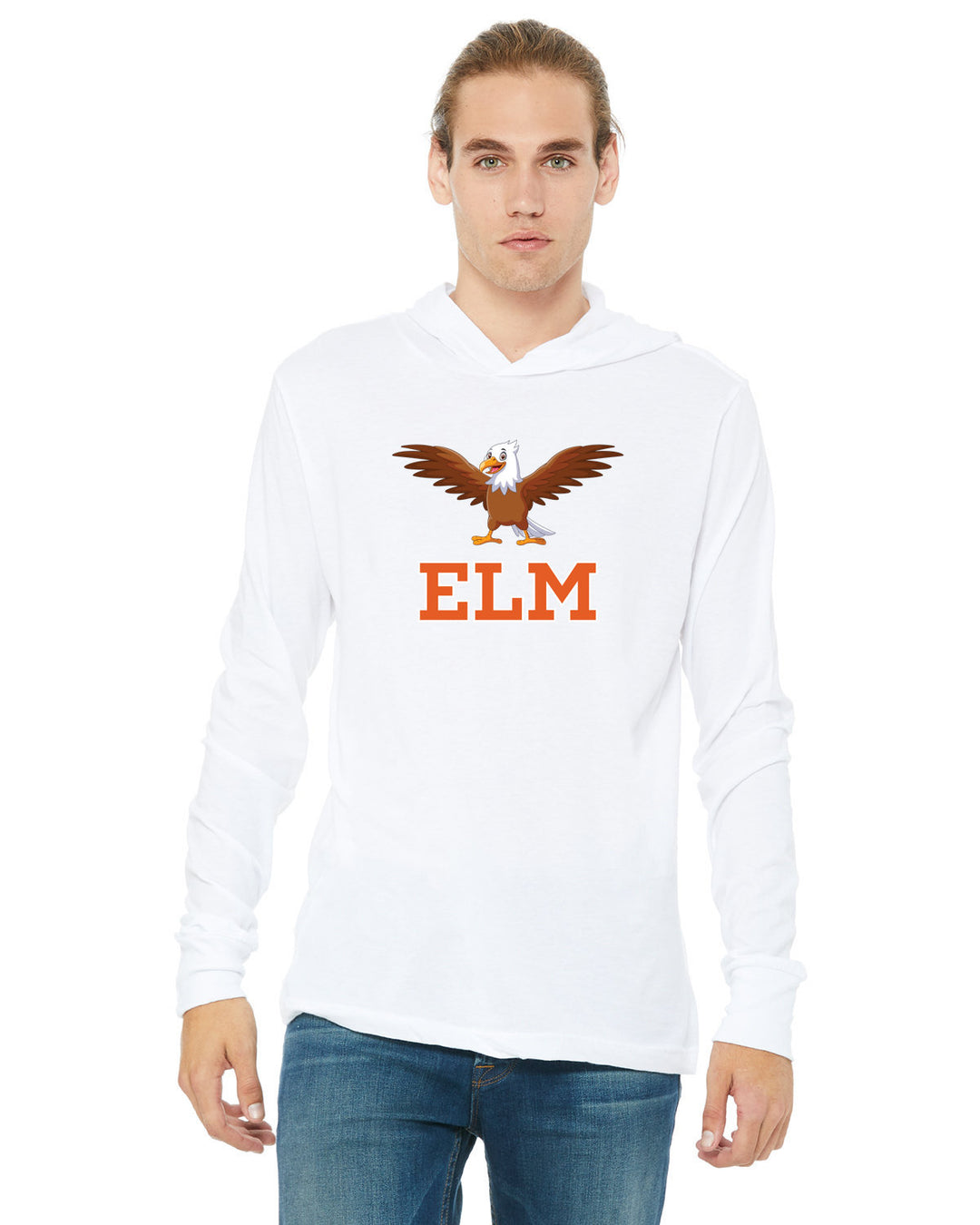 Elm Street School- Unisex Jersey Long Sleeve Hoodie (3512)