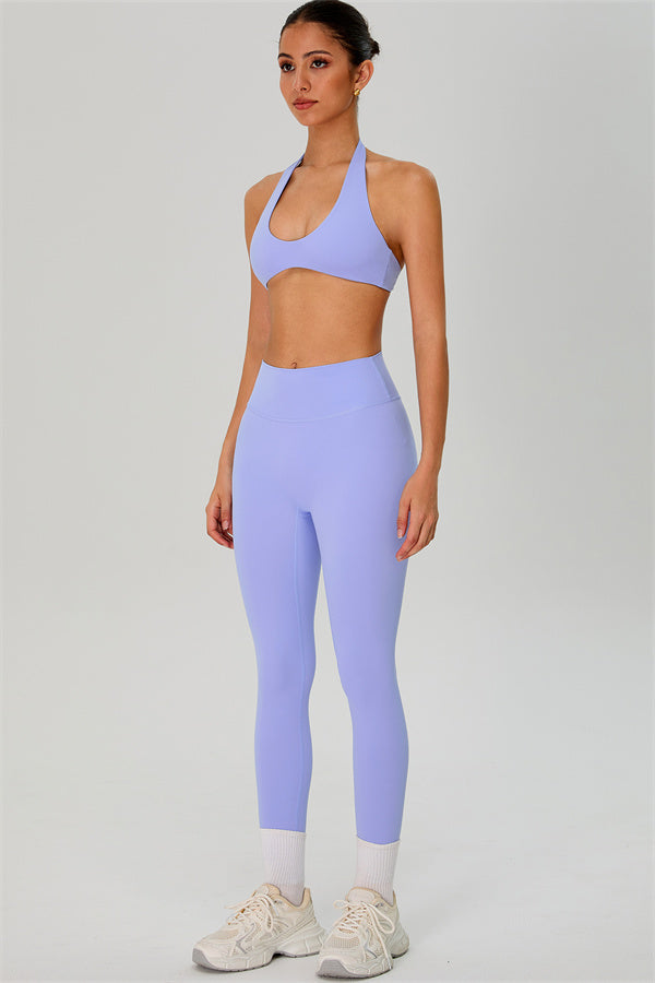 The Solid Sports Bra Leggings 2-Piece Set