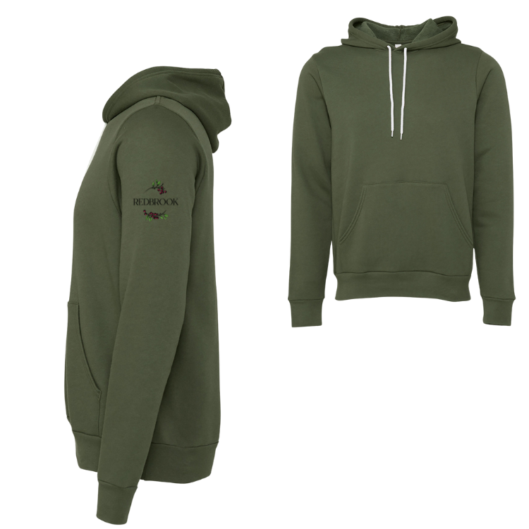 Sudadera con capucha de polar esponja para hombre de Redbrook Community (3719)