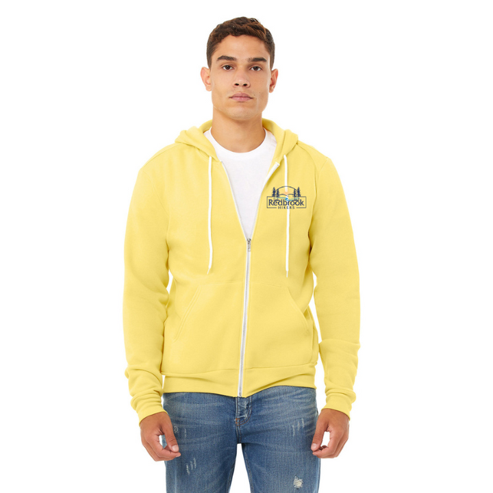 Sudadera unisex con capucha y cremallera completa de polar esponja Redbrook Hikers (3739)