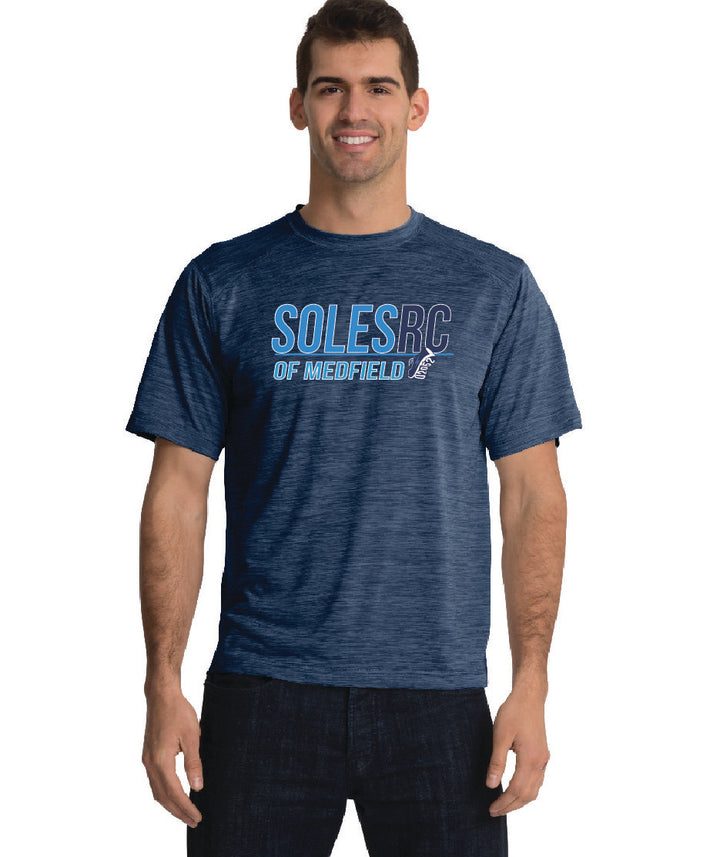 The Soles of Medfield Mens Space Dye Perfomance Tee (3764)