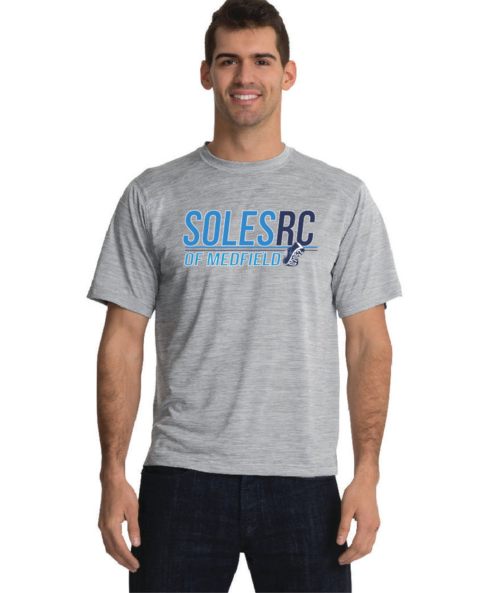 The Soles of Medfield Mens Space Dye Perfomance Tee (3764)