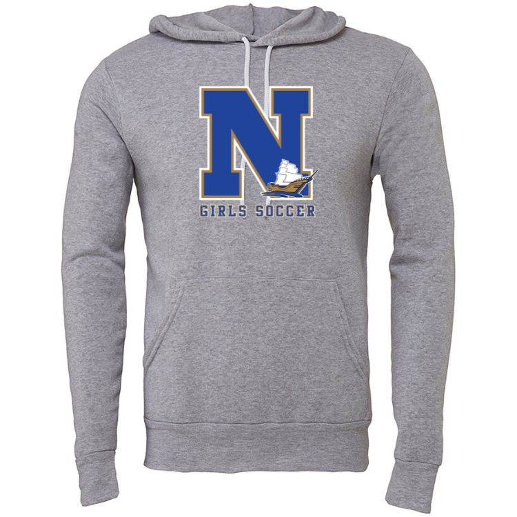 Norwell Girls Soccer - Bella & Canvas Unisex Sponge Fleece Pullover Hoodie (3719)