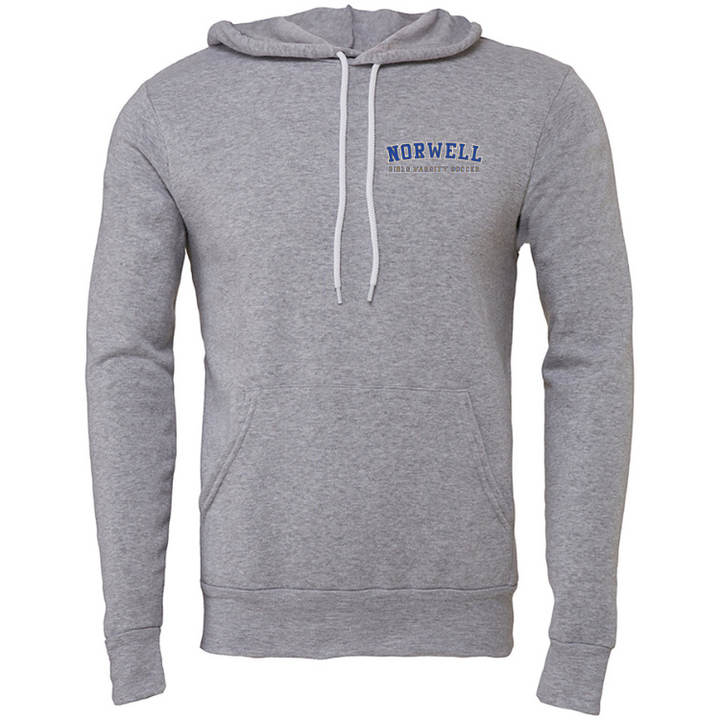 Norwell Girls Soccer - Bella & Canvas Unisex Sponge Fleece Pullover Hoodie (3719)