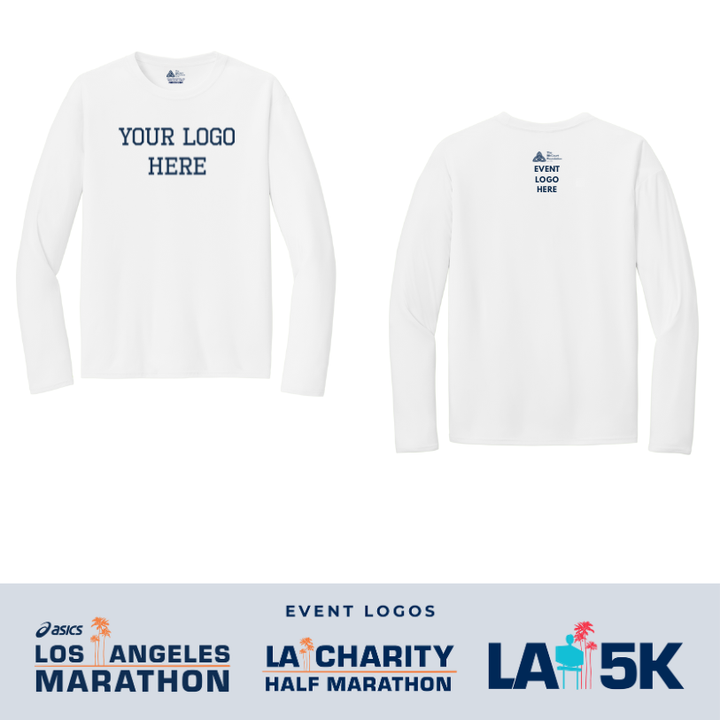 2026 ASICS Los Angeles Marathon Nonprofits - Adult Unisex Long Sleeve Performance Tee