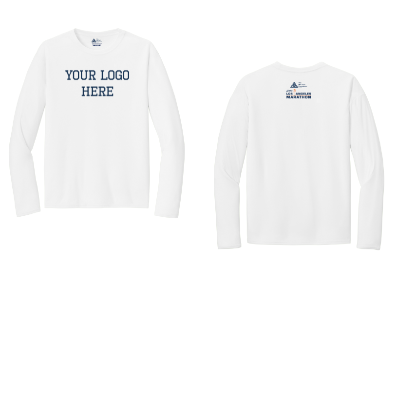 2026 Los Angeles Marathon Run Clubs - Adult Unisex Long Sleeve Performance Tee