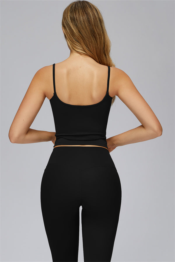 The FlexCore Crop Tank Capri Leggings 2-Piece Set