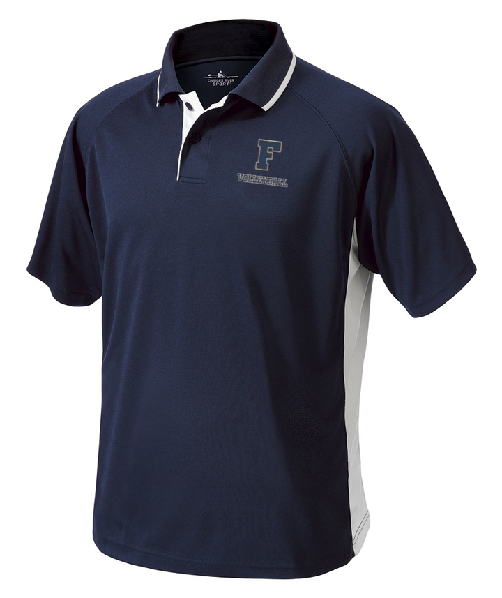 Foxboro Volleyball MEN'S COLOR BLOCKED WICKING POLO (3810)