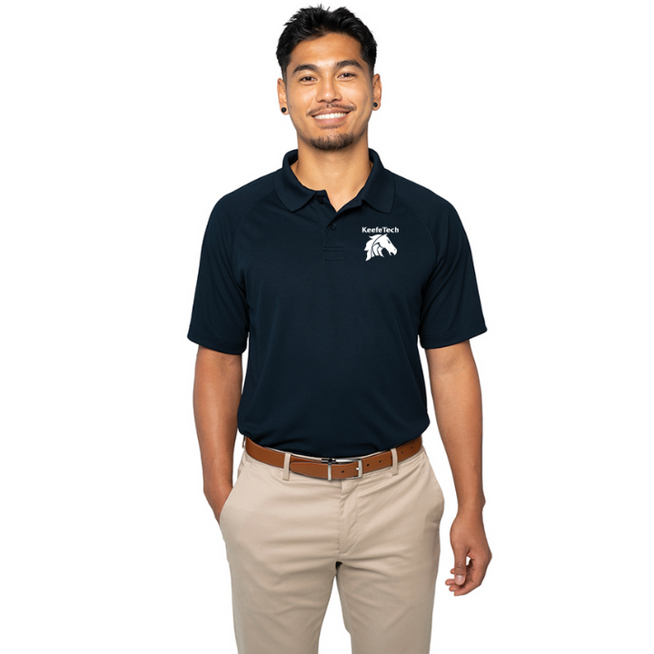 Keefe Tech High School - Men's Classic Solid Wicking Polo (3811)