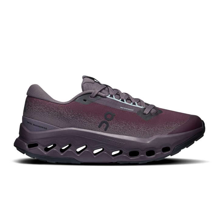 ON Women's Cloudsurfer Trail 2 WP - Urchin Pebble
