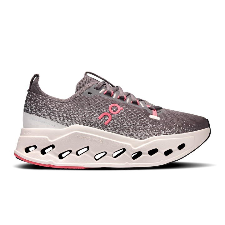 ON Women's Cloudsurfer Max - Pebble Oyster