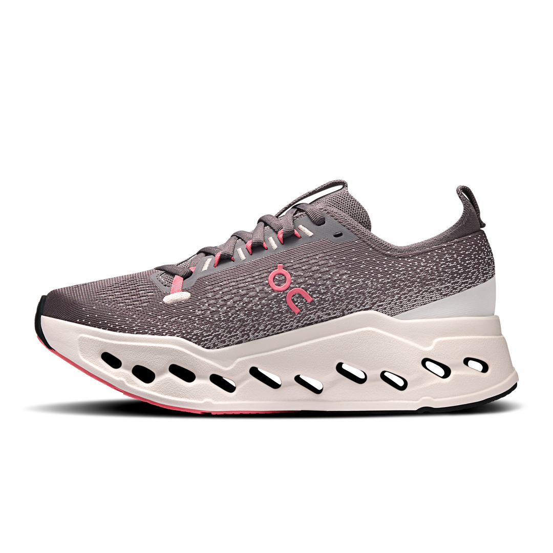 ON Women's Cloudsurfer Max - Pebble Oyster