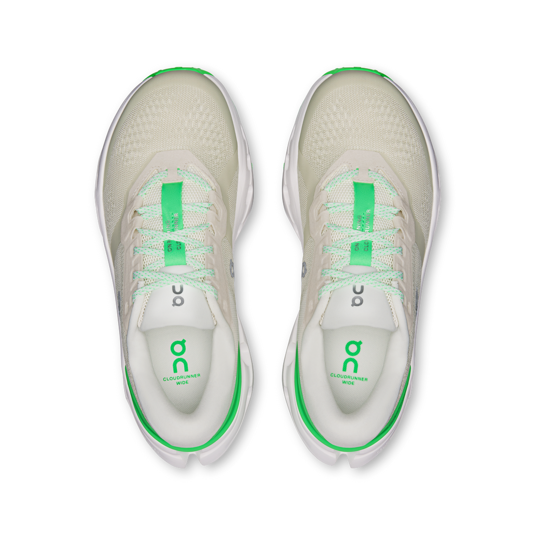 ON Women's Cloudrunner 3 Wide - Ghost Verdite