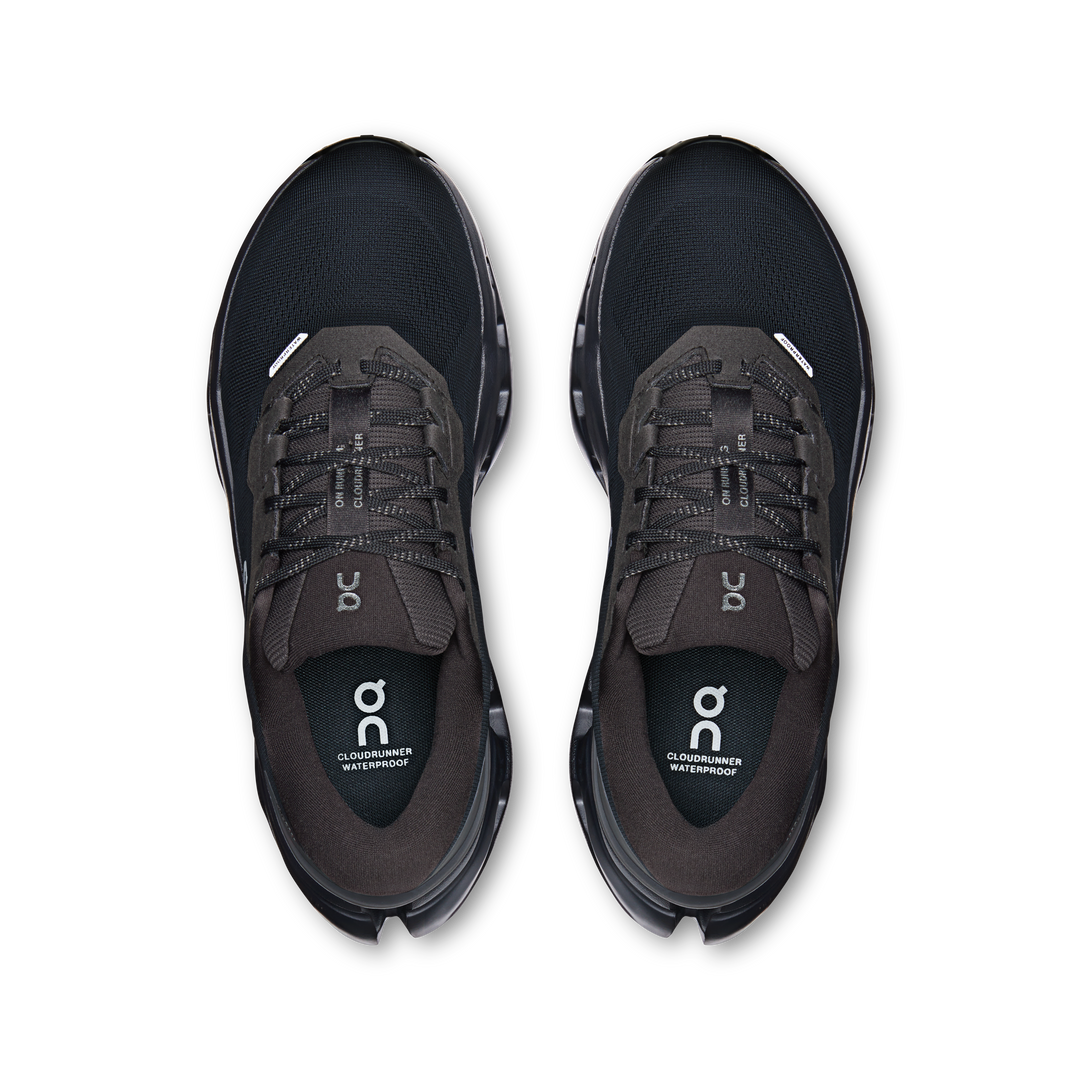 ON Women's Cloudrunner 3 WP - Black Black