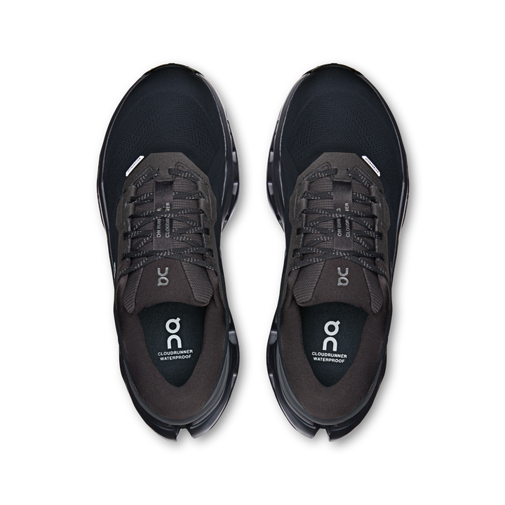 ON Women's Cloudrunner 3 WP - Black Black