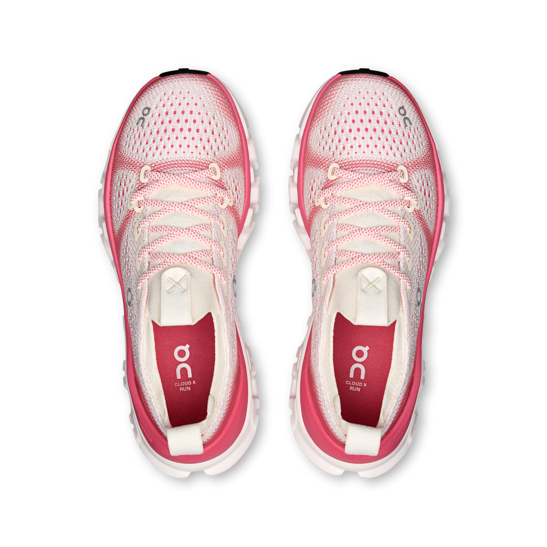 ON Women's Cloud X Tempo - Ivory Camellia