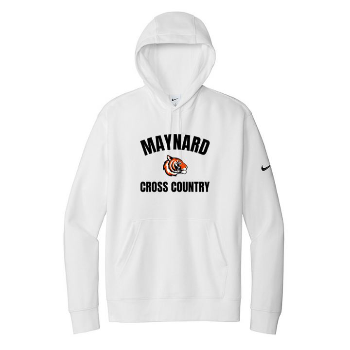 Sudadera con capucha y mangas de vellón con logo Nike Club de Maynard Cross Country (NKDR1499)