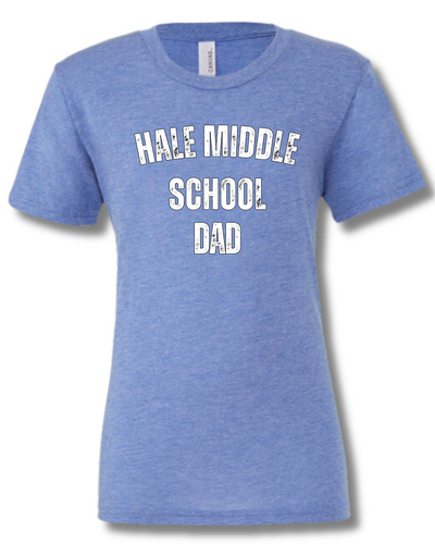 Camiseta unisex de mezcla de algodón DAD de la escuela secundaria Hale (3413C)