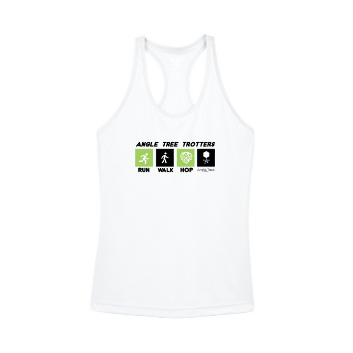 Camiseta sin mangas deportiva con espalda cruzada para mujer Angle Tree Trotters (TT11WRC)