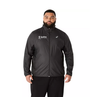 Active Kids and Minds - ASICS Men's Silver Jacket Black (2011D235) (A017)