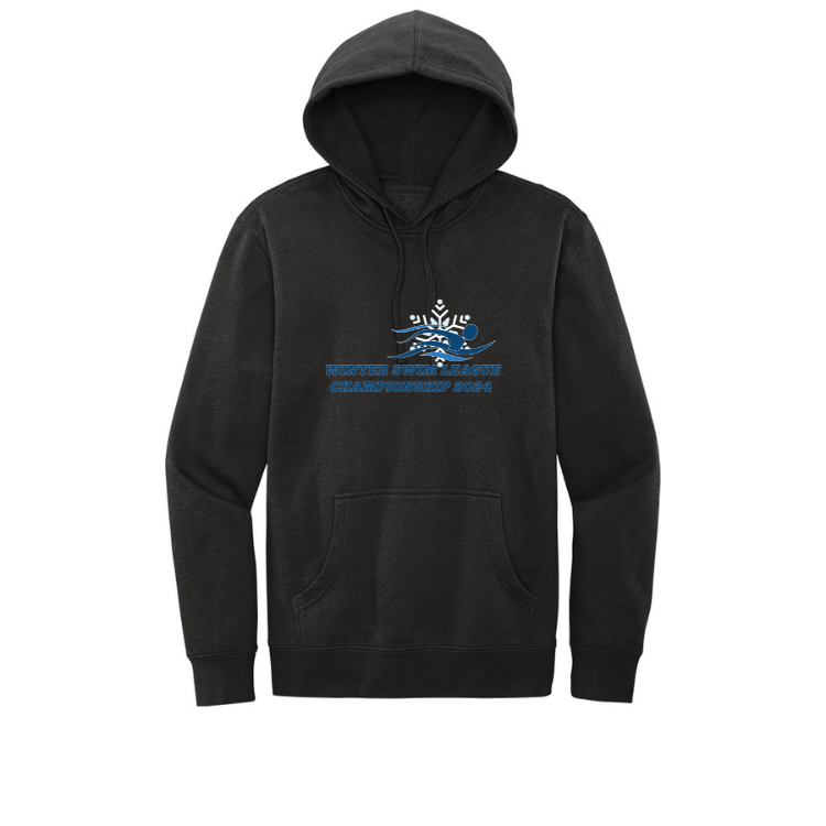 Campeonato de natación de invierno - Sudadera con capucha unisex de polar VIT (DT6100)