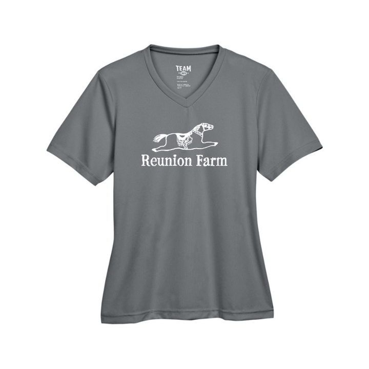 Reunion Farm - Camiseta de rendimiento para mujer (TT11W)