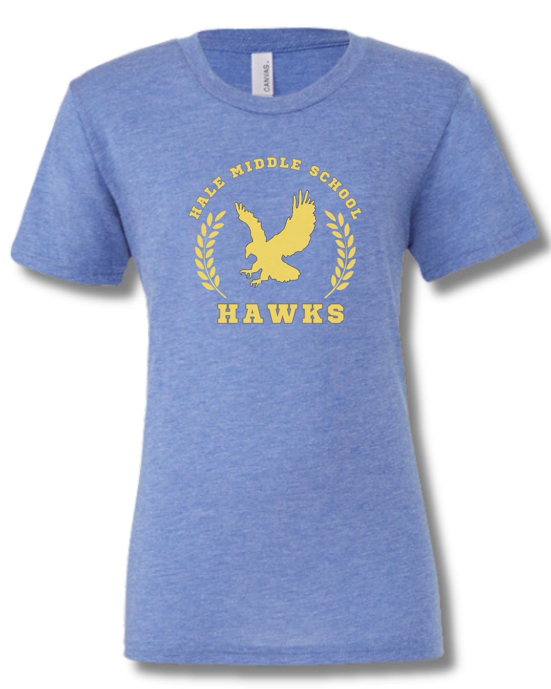 Hale Middle School Unisex Triblend T-Shirt (3413C)