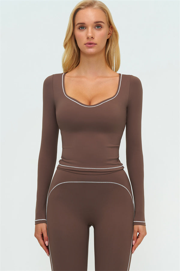 The Amara Long Sleeve T-shirt Leggings 2-Piece Set