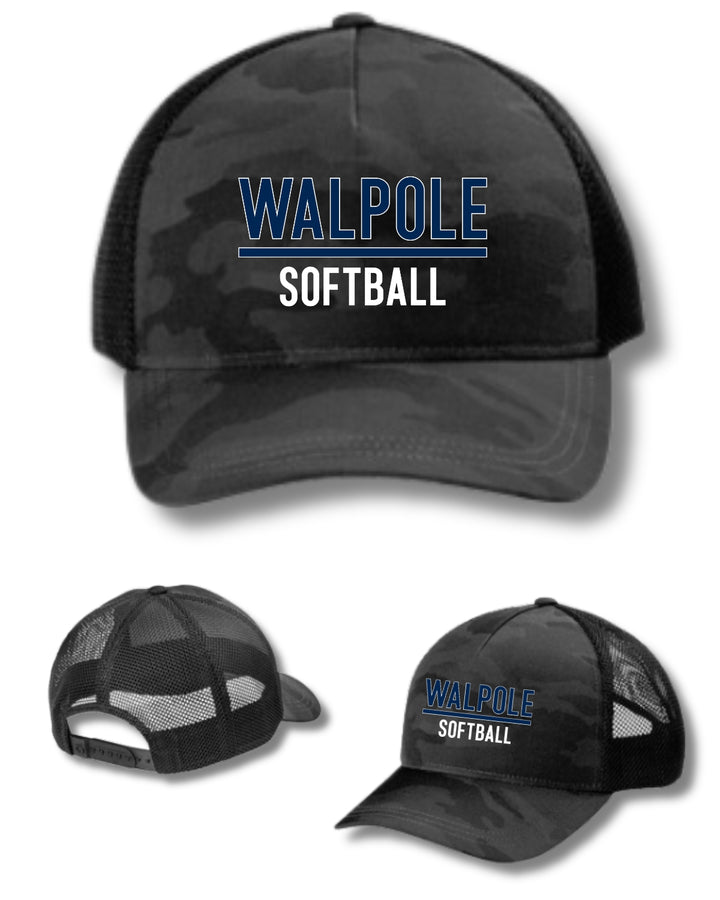 Walpole Softball Fusion Trucker Hat (OG603)