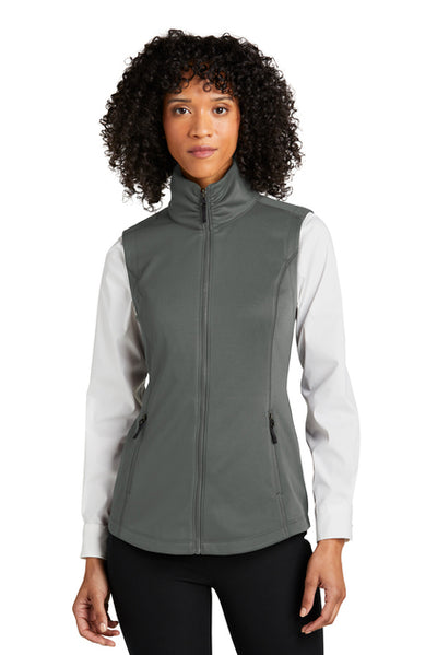 Chaleco polar liso para mujer