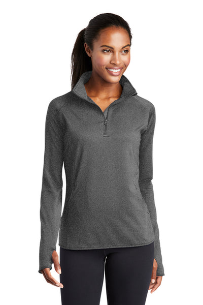 Suéter elástico Sport-Wick con cremallera de 1/4 para mujer