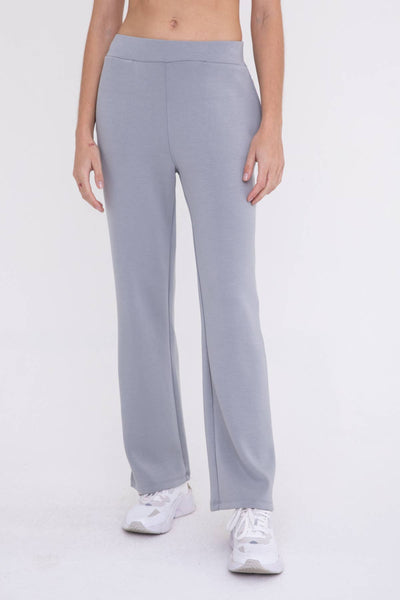 Mono B - Pantalones de salón acampanados elevados - MUJER