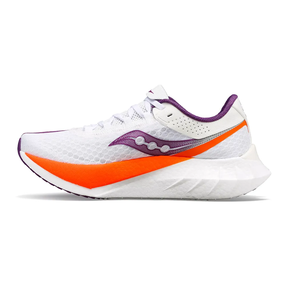 Women's Saucony Endorphin Pro 4 - White Violet