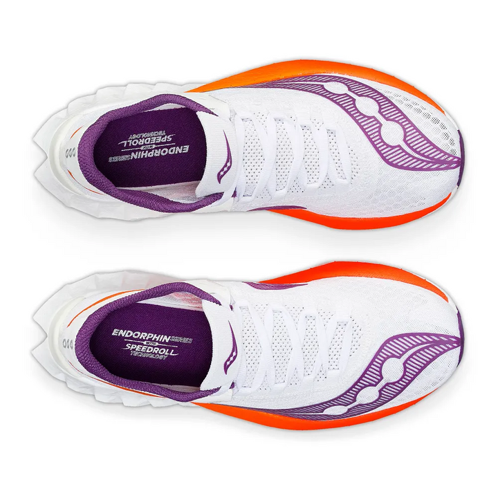 Women's Saucony Endorphin Pro 4 - White Violet