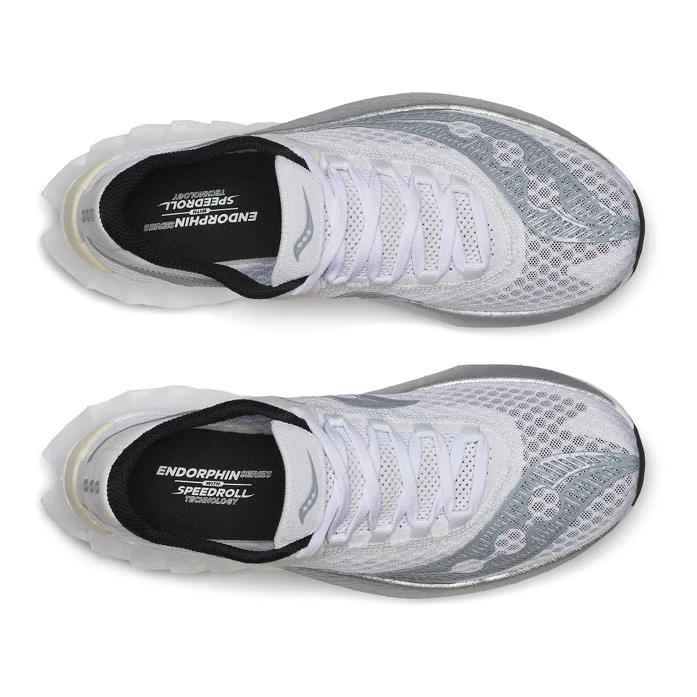 Women's Saucony Endorphin Pro 4 - White Silver