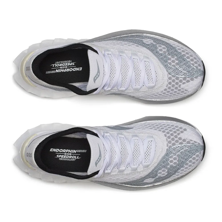 Women's Saucony Endorphin Pro 4 - White Silver