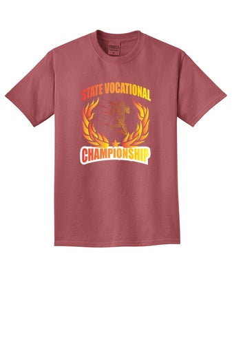 State Vocational XC Championships - Port & Company® Beach Wash® Garment-Dyed Tee (PC099)