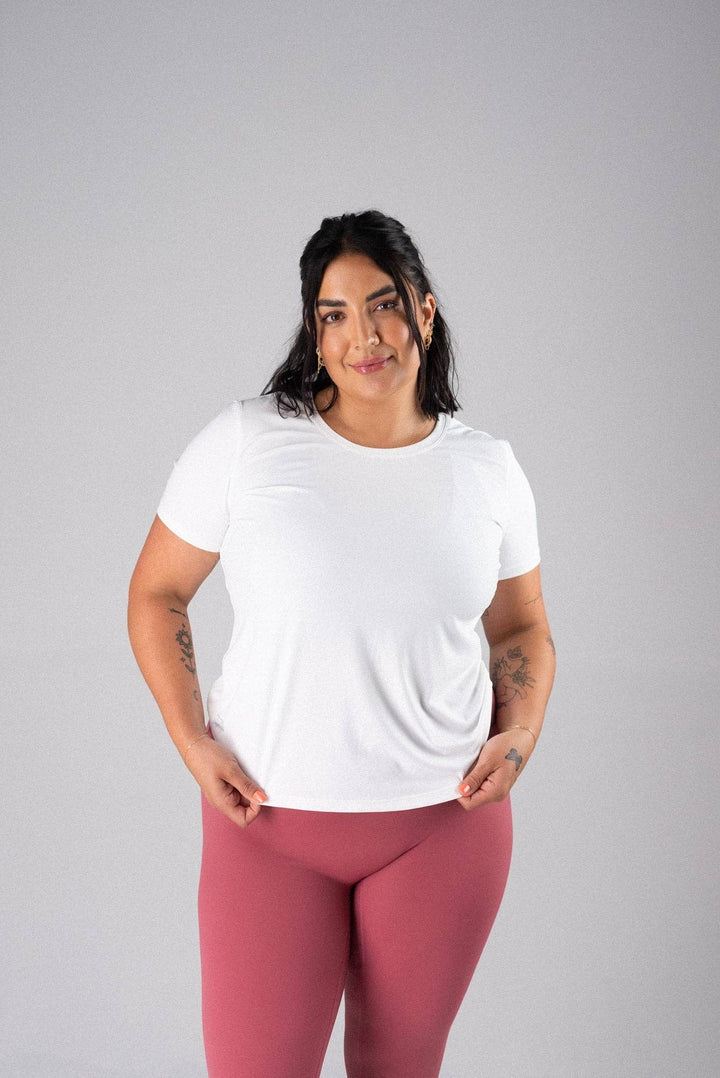 Camiseta Alyth Active Authentic Serene Soft V2 - Blanco - MUJER