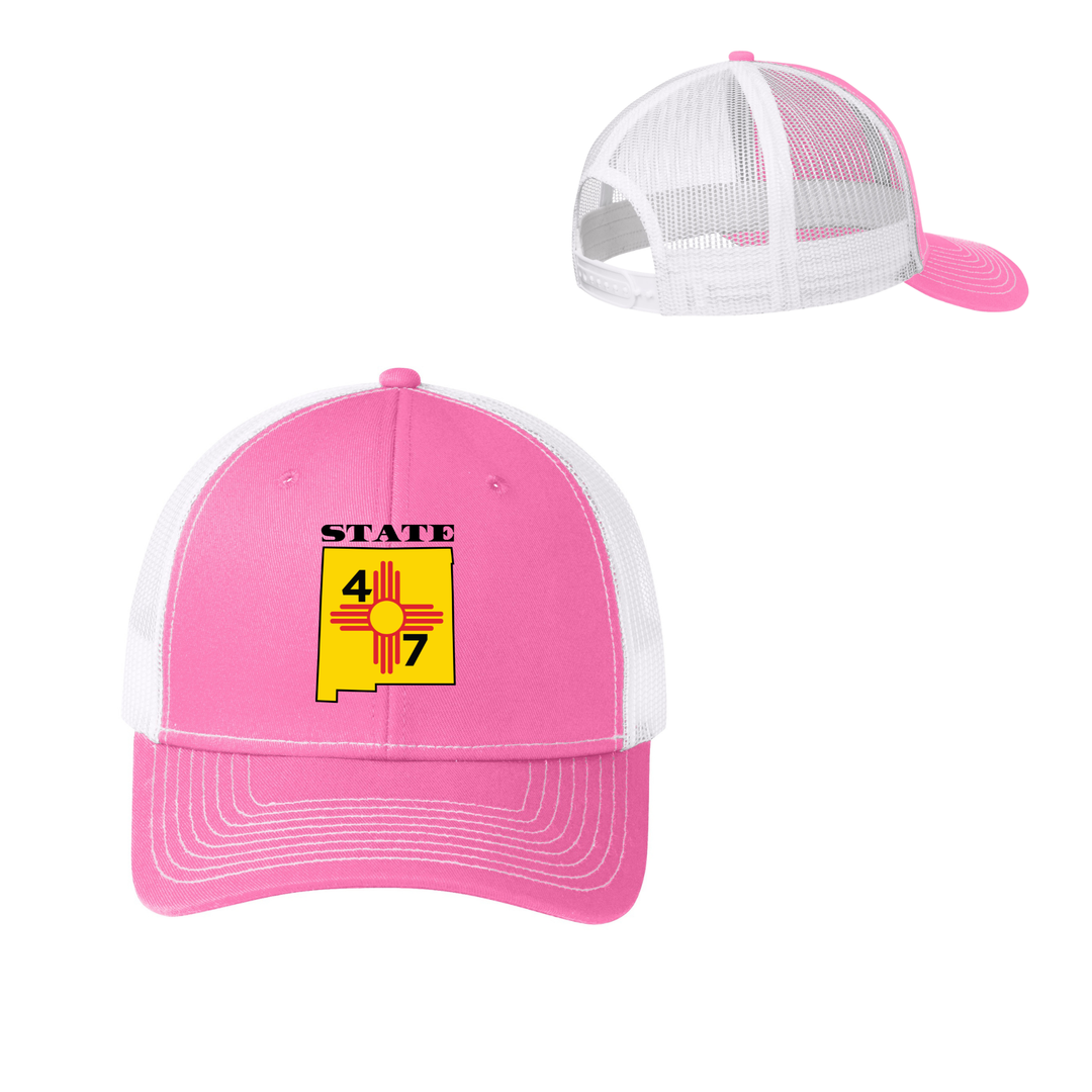 Wanderlust Running State 47 - Snapback Trucker Cap (C402)
