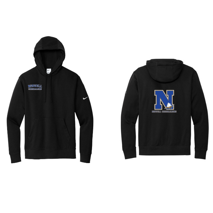 Norwell Cheer - Nike Club Fleece Sleeve Swoosh Pullover Hoodie (NKDR1499)