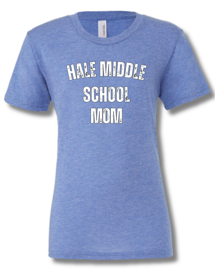 Camiseta unisex de mezcla triple MOM de la escuela secundaria Hale (3413C)