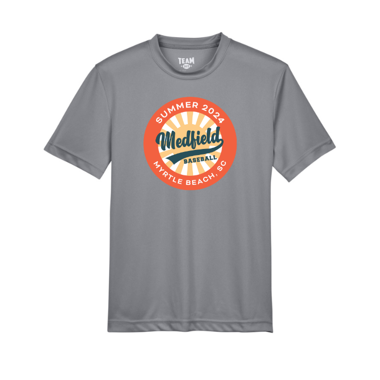 Camiseta de rendimiento para jóvenes de Medfield Baseball 12U (TT11Y)