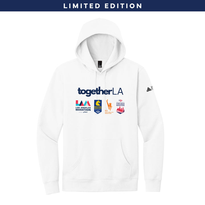 4 Marathons, 1 Cause: Limited Edition Wildfire Relief Hoodie -  Adult Unisex Fleece Hoodie